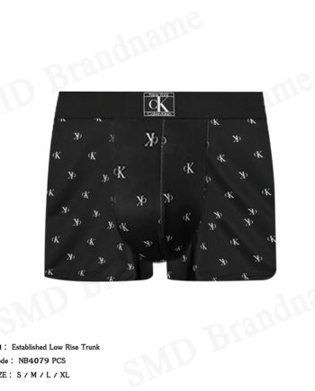 Calvin Klein กางเกงชั้นในผู้ชาย รุ่น Established Low Rise Trunk Code: NB4079 PCS