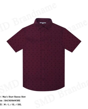 Guy Laroche เสื้อเชิ้ตแขนสั้นผู้ชาย รุ่น Man's Short Sleeves Shirt Code: BAC9206W3RE