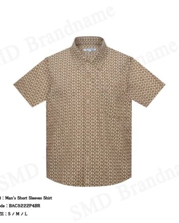 Guy Laroche เสื้อเชิ้ตแขนสั้นผู้ชาย รุ่น Man's Short Sleeves Shirt Code: BAC5222P4BR