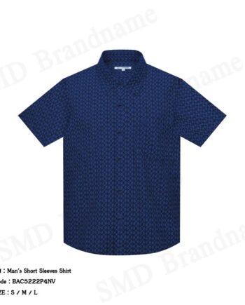 Guy Laroche เสื้อเชิ้ตแขนสั้นผู้ชาย รุ่น Man's Short Sleeves Shirt Code: BAC5222P4NV