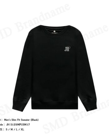 John Henry เสื้อสเวตเตอร์ผู้ชาย รุ่น Men's Slim Fit Sweater (Black) Code: JH S125MPUSM17