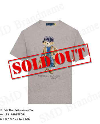 Polo Ralph Lauren เสื้อยืดคอกลมผู้หญิง รุ่น Polo Bear Cotton Jersey Tee Code: 211948732001