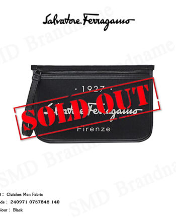 Salvatore Ferragamo กระเป๋าครัทช์ รุ่น Clutches Men Fabric Code: 240971 0757845 140