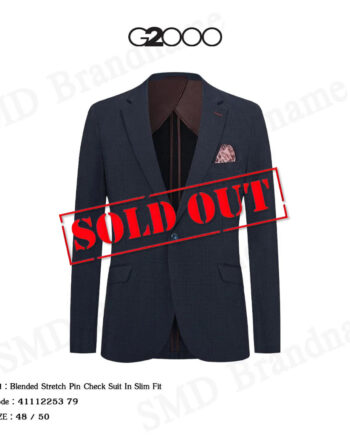 G2000 เสื้อสูท รุ่น Blended Stretch Pin Check Suit In Slim Fit Code: 41112253 79