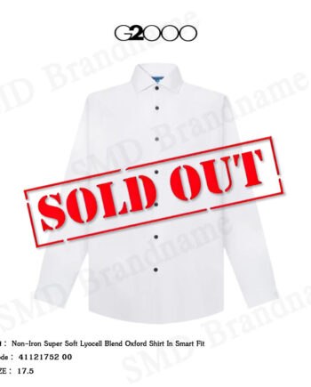 G2000 เสื้อเชิ้ตแขนยาวผู้ชาย รุ่น Non-Iron Super Soft Lyocell Blend Oxford Shirt In Smart Fit Code: 41121752 00