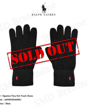 Polo Ralph Lauren ถุงมือ รุ่น Signature Pony Knit Touch Gloves Code: 449959342001