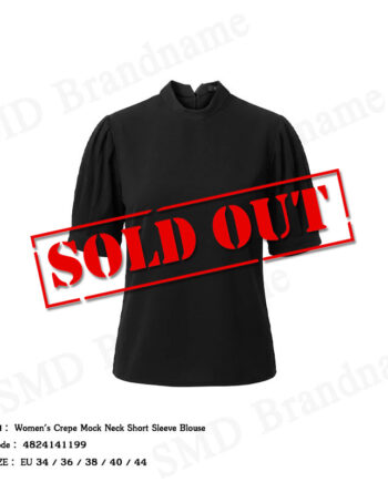 G2000 เสื้อเบลาส์ผู้หญิง รุ่น Women's Crepe Mock Neck Short Sleeve Blouse Code: 4824141199