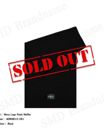 Calvin Klein ผ้าพันคอ รุ่น Mono Logo Patch Muffler Code: 4D8081G UB1