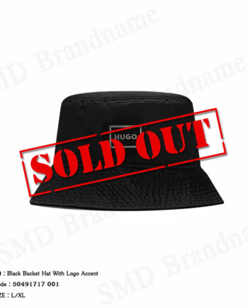 Hugo Boss หมวกบักเก็ต รุ่น Black Bucket Hat With Logo Accent Code: 50491717 001