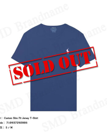 Polo Ralph Lauren เสื้อยืดคอกลมผู้ชาย รุ่น Custom Slim Fit Jersey T-Shirt Code: 710937292005