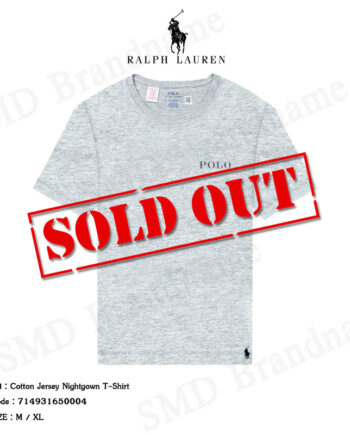 Polo Ralph Lauren เสื้อยืดคอกลมผู้ชาย รุ่น Cotton Jersey Nightgown T-Shirt Code: 714931650004