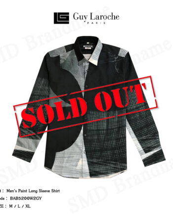 Guy Laroche เสื้อเชิ้ตแขนยาว รุ่น Men's Paint Long Sleeve Shirt  Code: BAB5200W2GY
