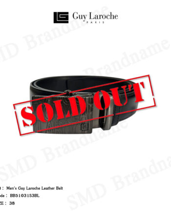 Guy Laroche เข็มขัด  รุ่น Men's Guy Laroche Leather Belt Code: BB51031S3BL