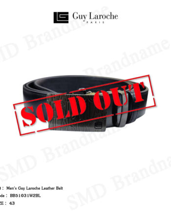 Guy Laroche เข็มขัด รุ่น Men's Guy Laroche Leather Belt Code: BB51031W2BL