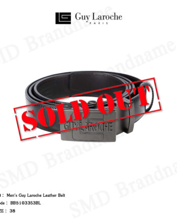 Guy Laroche เข็มขัด รุ่น Men's Guy Laroche Leather Belt Code: BB51033S3BL