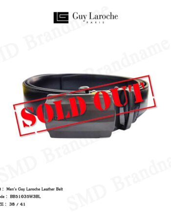 Guy Laroche เข็มขัด รุ่น Men's Guy Laroche Leather Belt Code: BB51035W3BL