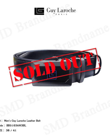 Guy Laroche เข็มขัด รุ่น Men's Guy Laroche Leather Belt Code: BB51036W3BL