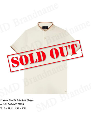 John Henry เสื้อโปโลผู้ชาย รุ่น Men's Slim Fit Polo Shirt (Beige) Code: JH S424MPLSM55
