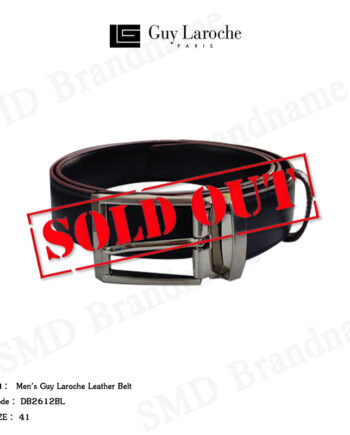 Guy Laroche เข็มขัด รุ่น Men's Guy Laroche Leather Belt Code: DB2612BL