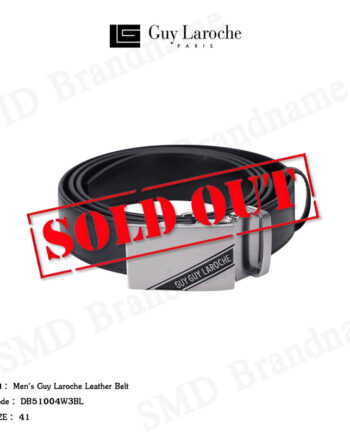 Guy Laroche เข็มขัด รุ่น Men's Guy Laroche Leather Belt Code: DB51004W3BL