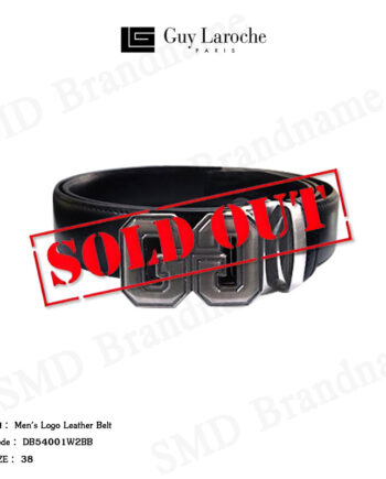 Guy Laroche เข็มขัด รุ่น Men's Logo Leather Belt Code: DB54001W2BB