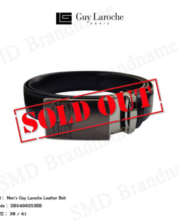 Guy Laroche เข็มขัด รุ่น Men's Guy Laroche Leather Belt Code: DB54002S3BB