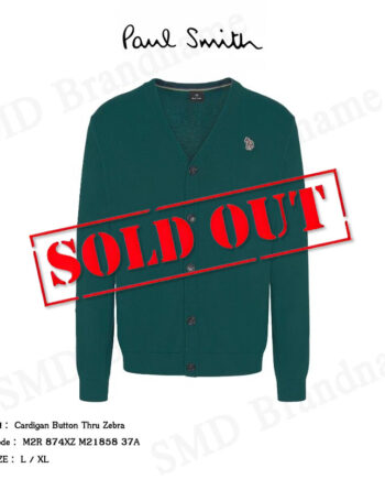 PS Paul Smith เสื้อคาร์ดิแกน รุ่น Cardigan Button Thru Zebra Code: M2R 874XZ M21858 37A