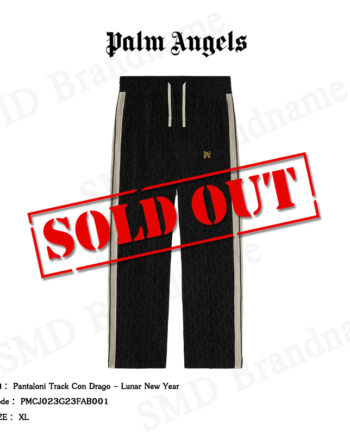 Palm Angels กางเกงขายาว รุ่น Pantaloni Track Con Drago - Lunar New Year Code: PMCJ023G23FAB001
