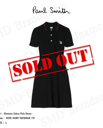 PS Paul Smith เดรสโปโล รุ่น Womens Zebra Polo Dress Code: W2R 348V M20068 79