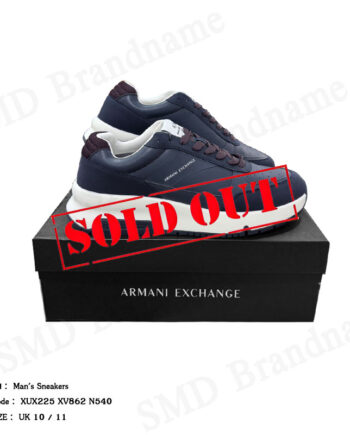 Armani Exchange รองเท้าผ้าใบผู้ชาย รุ่น Man's Sneakers Code: XUX225 XV862 N540