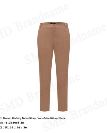 G2000 กางเกงขายาวผู้หญิง รุ่น Women Clothing Satin Skinny Pants Ankle Skinny Shape Code: 41263058 38