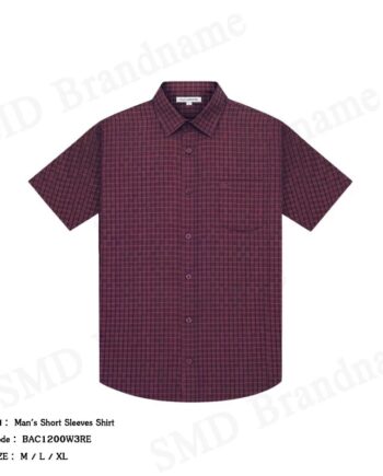 Guy Laroche เสื้อเชิ้ตแขนสั้นผู้ชาย รุ่น Man's Short Sleeves Shirt Code: BAC1200W3RE
