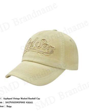 MLB หมวกแก็ป รุ่น Appliqued Vintage Washed Baseball Cap Code: 3ACPV025NGP002 43SAS