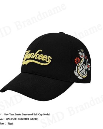 MLB หมวกแก็ป รุ่น New Year Snake Structured Ball Cap Model Code: 3ACPQ015NGP001 50BKS