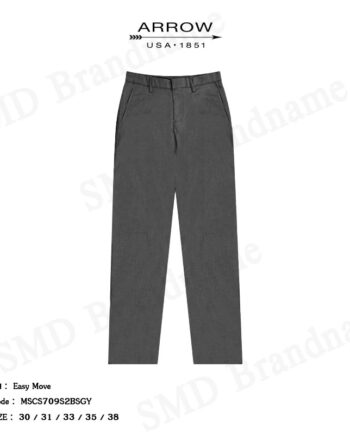 Arrow กางเกงสแล็ค ขายาว ทำงาน Slim Fit รุ่น Easy Move Code: MSCS709S2BSGY