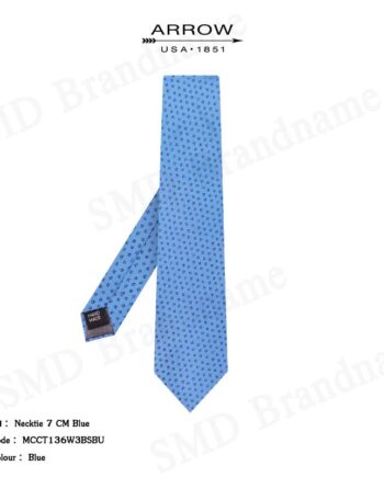 Arrow เนคไทผู้ชาย รุ่น Necktie 7 CM Blue Code: MCCT136W3BSBU