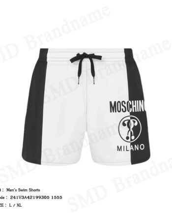 Moschino กางเกงขาสั้นผู้ชาย รุ่น Men's Swim Shorts Code: 241V3A42199305 1555