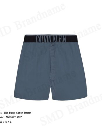 Calvin Klein กางเกงขาสั้นผู้ชาย รุ่น Slim Boxer Cotton Stretch Code: NM2573 CKP