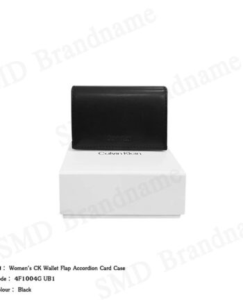 Calvin Klein กระเป๋าสตางค์ผู้หญิง รุ่น Women's CK Wallet Flap Accordion Card Case Code: 4F1004G UB1