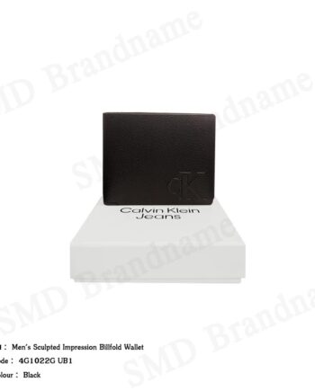 Calvin Klein Jeans กระเป๋าสตางค์ผู้ชาย รุ่น Men's Sculpted Impression Billfold Wallet Code: 4G1022G UB1