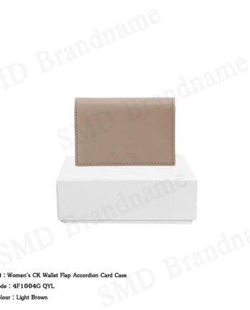 Calvin Klein กระเป๋าสตางค์ผู้หญิง รุ่น Women's CK Wallet Flap Accordion Card Case Code: 4F1004G QYL