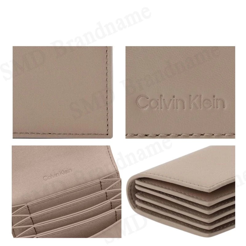 Calvin Klein กระเป๋าสตางค์ผู้หญิง รุ่น Women's CK Wallet Flap Accordion Card Case Code: 4F1004G QYL