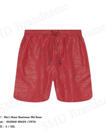 Armani Exchange กางเกงขาสั้นผู้ชาย รุ่น Men's Boxer Beachwear Mid Boxer Code: 953060 4R629 17076