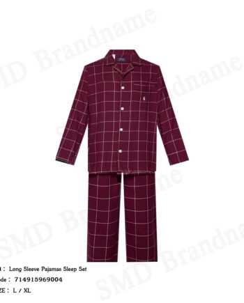 Polo Ralph Lauren เซ็ทชุดนอนผู้ชาย รุ่น Men's Long Sleeve Pajamas Sleep Set Code: 714915969004