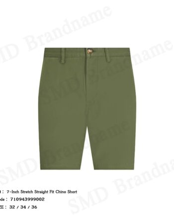 Polo Ralph Lauren กางเกงขาสั้นผู้ชาย รุ่น 7-Inch Stretch Straight Fit Chino Short Code: 710943999002