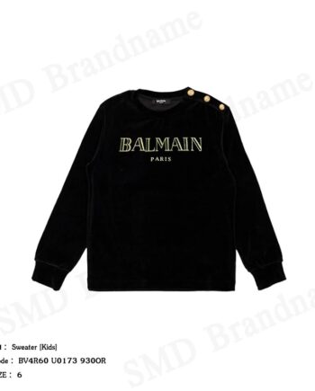 Balmain เสื้อสเวตเตอร์แขนยาว รุ่น Sweater [Kids] Code: BV4R60 U0173 930OR