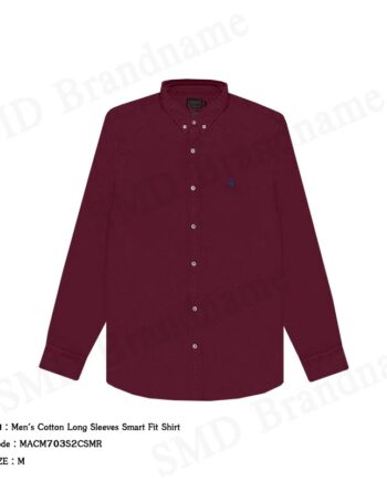 Arrow เสื้อเชิ้ตแขนยาว รุ่น Men's Cotton Long Sleeves Smart Fit Shirt Code: MACM703S2CSMR