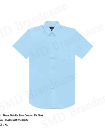 Arrow เสื้อเชิ้ตแขนสั้น รุ่น Men's Wrinkle Free Comfort Fit Shirt Code: MACC635W2BRBU