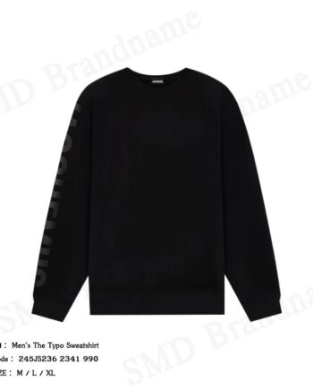 Jacquemus เสื้อสเวตเตอร์ผู้ชาย รุ่น Men's The Typo Sweatshirt Code: 245JS236 2341 990
