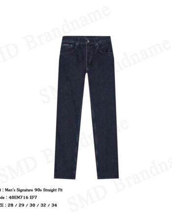 Calvin Klein Jeans กางเกงยีนส์ผู้ชาย รุ่น Men's Signature 90s Straight Fit Code: 40EM716 EF7
